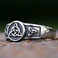 Anillo Vikingo Triqueta Celta, Acero Inoxidable, Unisex - Miniatura 5