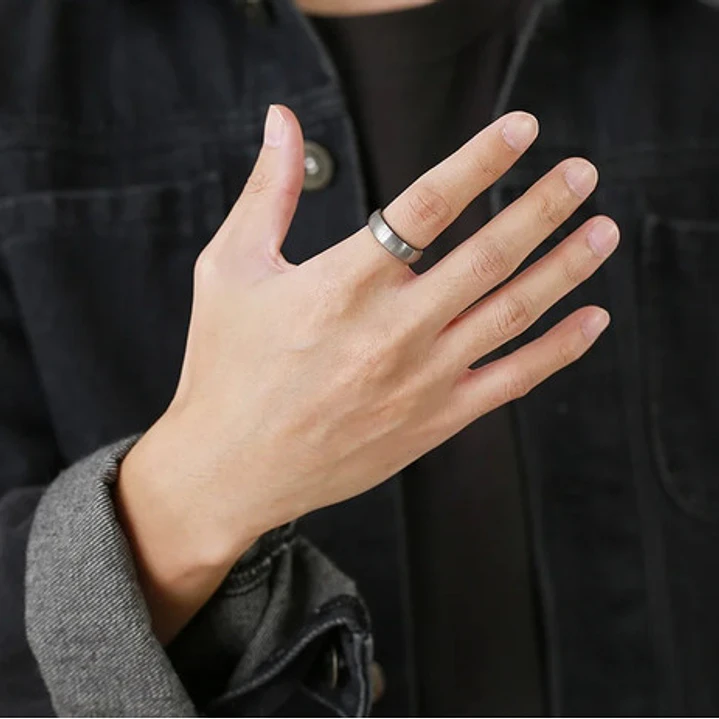 Anillo Compromiso Carburo De Tungsteno 6mm. Silver, Unisex 2