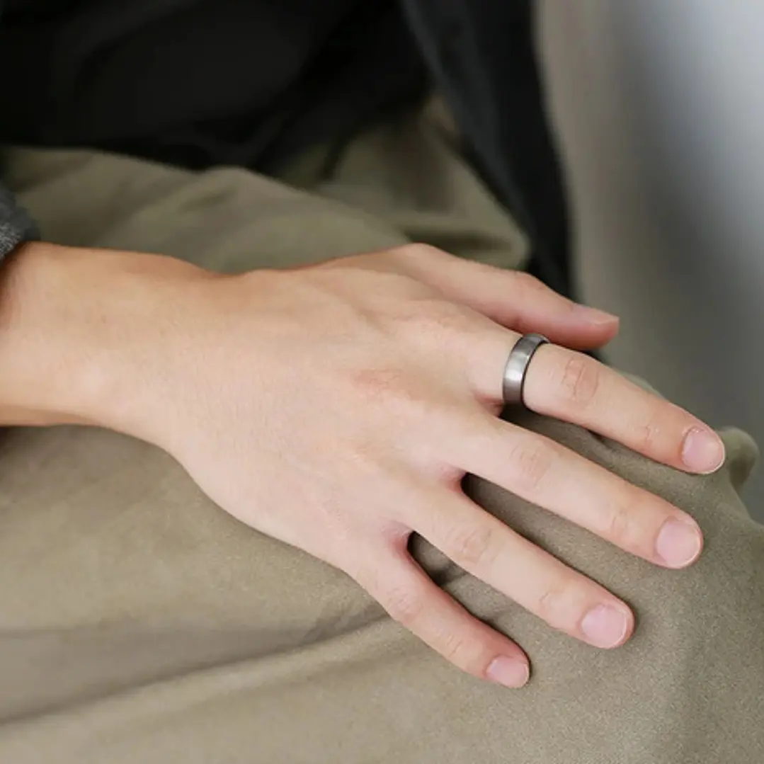 Anillo Compromiso Carburo De Tungsteno 6mm. Silver, Unisex 3