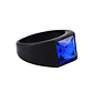 Anillo Hamburgo, Black And Blue, Acero Inoxidable, Hombre - Miniatura 2