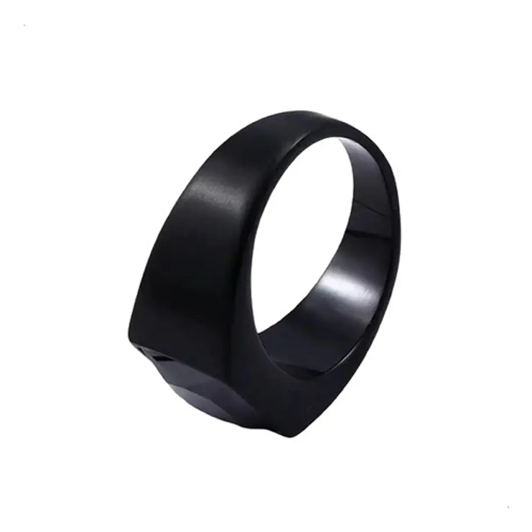 Anillo Hamburgo, Black And Blue, Acero Inoxidable, Hombre 3