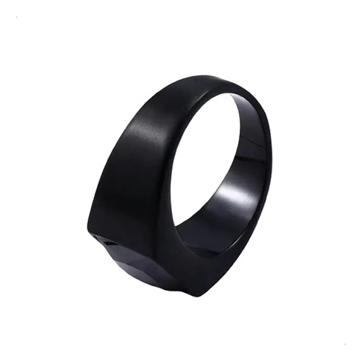 Anillo Hamburgo, Black And Blue, Acero Inoxidable, Hombre 3