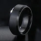 Anillo Carburo De Tungsteno, 8mm Black Bisel, Hombre - Miniatura 2
