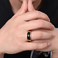 Anillo Gold And Black, Acero Inoxidable, Unisex - Miniatura 2