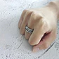 Anillo Silver Chain Con Spinner Giratorio, Acero Inoxidable - Miniatura 5