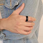 Anillo Black Vedder, Acero Inoxidable, Hombre - Miniatura 3
