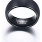 Anillo Carburo De Tungsteno, Baltimore Dark Gray 8mm, Hombre - Miniatura 3