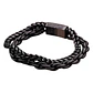 Pulsera Doble Cadena, Acero Inoxidable Envejecido, Hombre - Miniatura 1