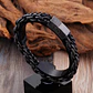 Pulsera Doble Cadena, Acero Inoxidable Envejecido, Hombre - Miniatura 6