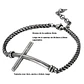 Pulsera Cruz, Acero Inoxidable Vintage, Hombre - Miniatura 7