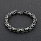 Pulsera Cuadrada Edimburgo 7mm., Acero Inoxidable Vintage - Miniatura 3