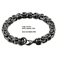 Pulsera Cuadrada Edimburgo 7mm., Acero Inoxidable Vintage - Miniatura 9