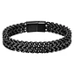 Pulsera Negra Espiga 11mm. Acero Inoxidable, Hombre - Miniatura 1