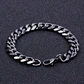Pulsera Cadena Cubana Vintage 10mm., Acero Inoxidable - Miniatura 8
