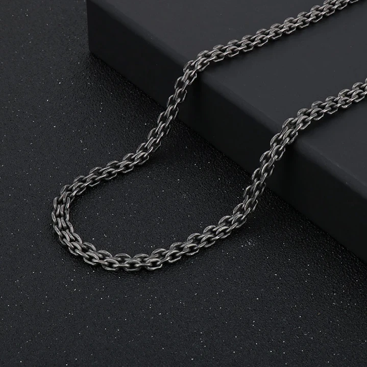 Collar Cadena Verona, Acero Inoxidable Vintage, Hombre 5