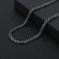 Collar Cadena Verona, Acero Inoxidable Vintage, Hombre - Miniatura 5