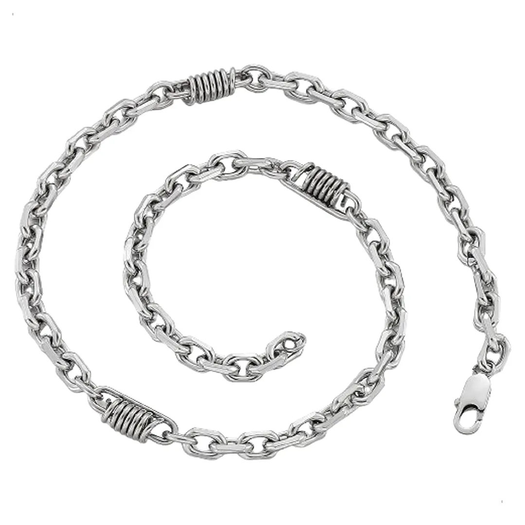 Collar Cadena Barcelona, Acero Inoxidable, Hombre 1
