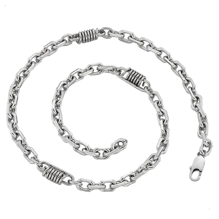 Collar Cadena Barcelona, Acero Inoxidable, Hombre 1