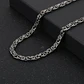 Collar Cadena Milán, Acero Inoxidable Vintage, Hombre - Miniatura 2