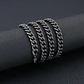 Collar Cadena Cubana 8mm., Acero Inoxidable Vintage, Hombre - Miniatura 3