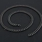 Collar Cadena Cubana 8mm., Acero Inoxidable Vintage, Hombre - Miniatura 2