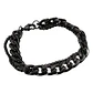 Pulsera Black Kreator, Doble Cadena, Acero Inox., Hombre - Miniatura 1