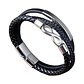 Pulsera Cuero Infinite, Cierre Magnético, Hombre - Miniatura 1