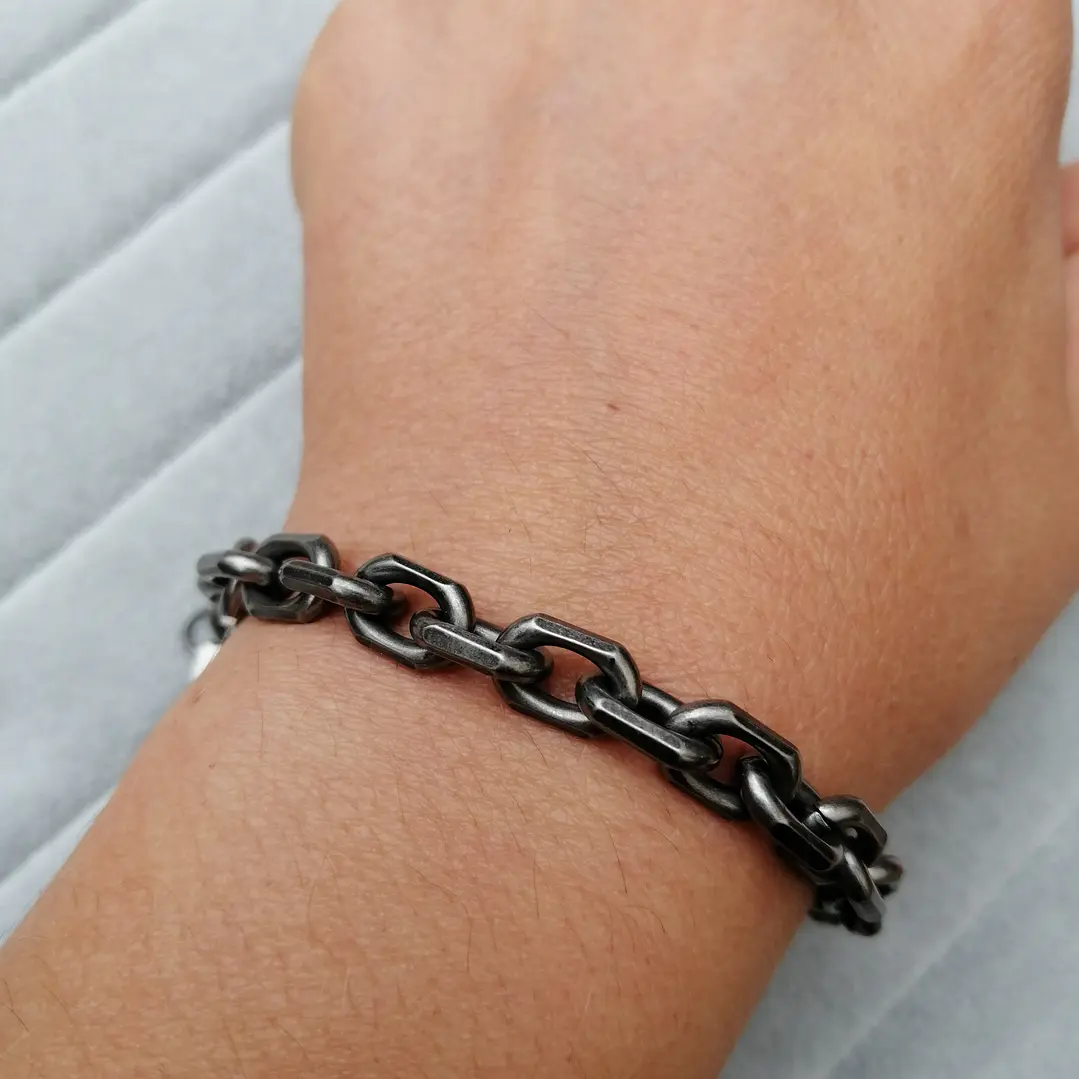 Pulsera Cadena Vintage Exodus, Acero Inoxidable, Hombre 5