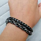 Pulsera Doble Cadena Vedder, Acero Inoxidable, Hombre - Miniatura 2