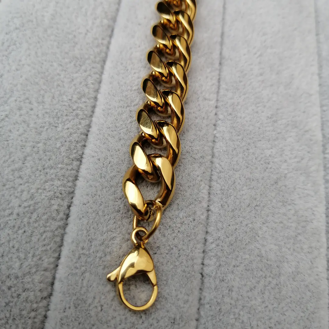 Pulsera Black and Gold, Acero Inoxidable 316L, Hombre 5