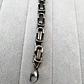 Pulsera Cuadrada Edimburgo 7mm., Acero Inoxidable Vintage - Miniatura 7