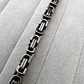 Pulsera Cuadrada Edimburgo 6mm., Acero Inoxidable Vintage - Miniatura 4