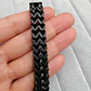 Pulsera Negra Espiga 11mm. Acero Inoxidable, Hombre - Miniatura 4