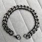 Pulsera Cadena Cubana Vintage 10mm., Acero Inoxidable - Miniatura 6
