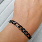 Pulsera Cadena 7mm, Acero Inoxidable Envejecido, Hombre - Miniatura 2