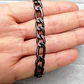 Pulsera Cadena 7mm, Acero Inoxidable Envejecido, Hombre - Miniatura 3