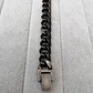 Pulsera Cubana 9mm, Acero Inoxidable Envejecido, Hombre - Miniatura 4