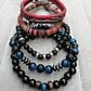 Conjunto Pulseras Piedras Naturales Ónix, Ojo Tigre, Arrow - Miniatura 5