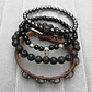 Conjunto Pulseras Piedras Naturales y Calaveras, Unisex - Miniatura 5
