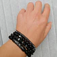 Conjunto Pulseras Piedras Naturales Black and Grey, Hombre - Miniatura 2