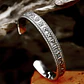 Brazalete Vikingo Runas, Acero Inoxidable Vintage, Hombre Mujer - Miniatura 3