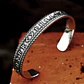 Brazalete Vikingo Runas, Acero Inoxidable Vintage, Hombre Mujer - Miniatura 2