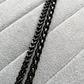 Pulsera Doble Cadena, Acero Inoxidable Black, Hombre - Miniatura 8