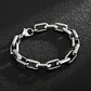 Pulsera Cadena Silver 9mm, Acero Inoxidable, Hombre - Miniatura 2