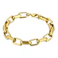 Pulsera Cadena Gold 9mm, Acero Inoxidable, Hombre - Miniatura 1