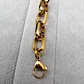 Pulsera Cadena Gold 9mm, Acero Inoxidable, Hombre - Miniatura 4