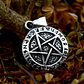 Collar Pentagrama Pequeño, Acero Inoxidable, Hombre Mujer - Miniatura 3