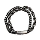 Pulsera Doble Cadena Vedder, Acero Inoxidable, Hombre - Miniatura 1