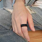 Anillo Tungsteno Hombre Black Nova 8mm, Elegante y Moderno - Miniatura 5