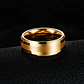 Anillo Tungsteno Eclipse Gold 8mm, Compromiso Premium - Miniatura 5